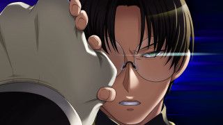 Man glasses black shirt hand - a blue background behind free wallpaper for desktop