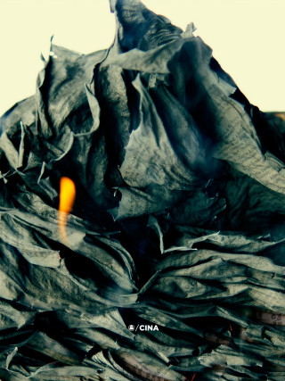 Black cloth yellow object white - neodada free wallpaper for mobile
