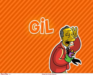 Cartoon mustache redshirt greenandredtie orangebackground - a green tie free wallpaper