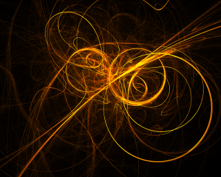 Yellow swirl dark sky light - the dark sky free wallpaper for desktop