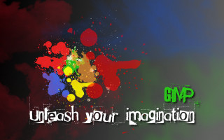 Colorful background message underneath - artist free wallpaper for desktop