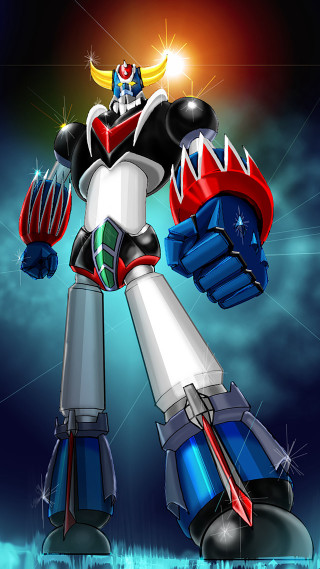 Cartoon mecha giant object glowing - adam rex free wallpaper for mobile