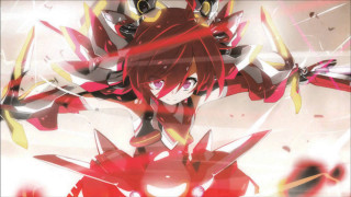 Anime red hair sword red - red hair and a sword free wallpaper