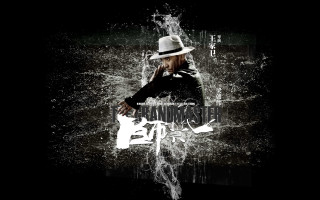 Man hat cigarette black background - neodada free wallpaper