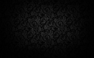 Black wallpaper swirls leaves pattern 7 - a black wallpaper free wallpaper