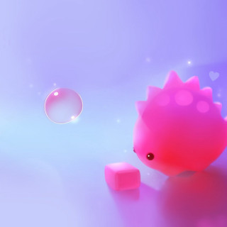 Pink toy bubble purple blue - chris labrooy free wallpaper for tablet