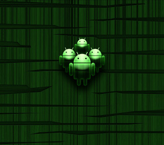 Green wall androids bamboo pattern - a green wall free wallpaper for tablet