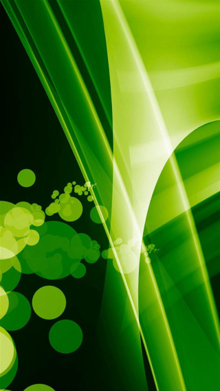 Green abstract background circles lines - circle free wallpaper for mobile