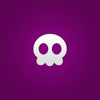 Skull eyes purple background shadow - a skull free wallpaper for tablet
