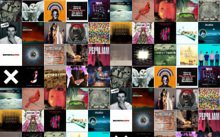 Collage album covers person middle - a collage of various album free wallpaper