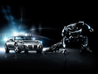 Car robot dark room lights - assemblage free wallpaper
