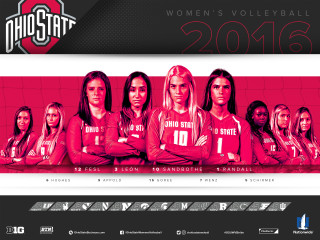 Women volleyball players red black - emily shanks free wallpaper for desktop