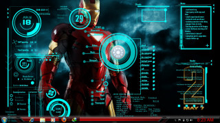 Iron man computer screen character - cedric seaut keos masons free wallpaper