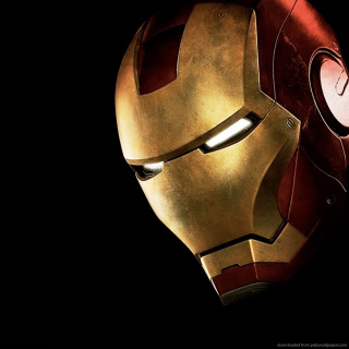 Ironman mask closeup black background - americo makk free wallpaper for tablet