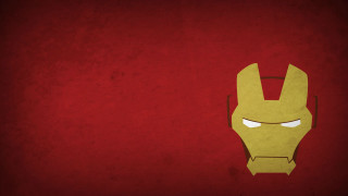 Paper mask red background yellow - marvel free wallpaper