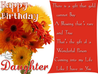 Bouquet happy birthday message daughter - a happy birthday message free wallpaper