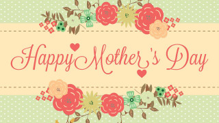 Mothers day card flowers hearts 2 - flower and hearts free wallpaper