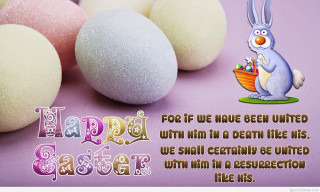 Happy easter bunny eggs purple - a friend free wallpaper