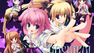 Anime girls long hair pink 18 - high detail 8 k free wallpaper