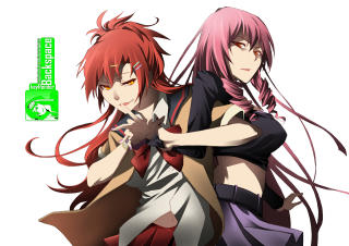 Anime girls long hair red 9 - gapmoe yandere grimdark free wallpaper for desktop