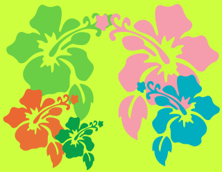 Flower pink green yellow pop - a picture of a flower free wallpaper