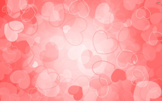 Pink white hearts red background - annabel kidston free wallpaper