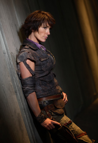 Eve ryder leather outfit wall - leaning free wallpaper for mobile