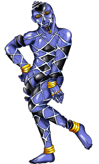 Blue suit man running yellow - menacing free wallpaper