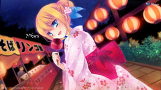 Girl pink dress lollipop carnival - official art free wallpaper for desktop