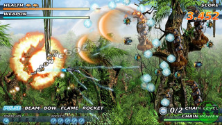 Action packed video game screenshot - a bunch of trees free wallpaper