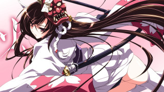 Woman long hair sword hand 3 - long hair and a sword free wallpaper