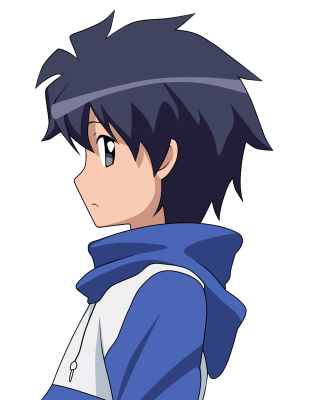 Blue hoodie black background white - aguri uchida free wallpaper for mobile