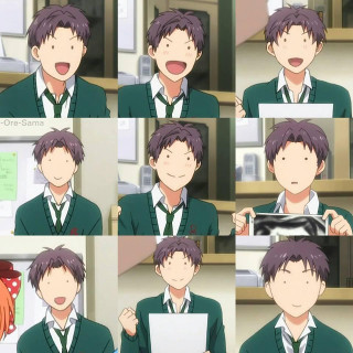 Green suit funny face laptop - a green suit free wallpaper