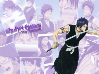 Man sword purple background people - asai chū free wallpaper