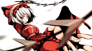 Person red outfit sword bird - a red outfit holding free wallpaper