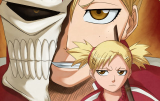 Man woman skull skeleton les - their shoulder free wallpaper