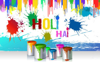 Paint cans splatters holi hai - colour free wallpaper for desktop