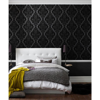 Bed white headboard black wallpaper 2 - the bed free wallpaper for tablet