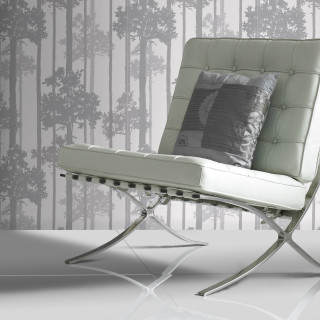 Chair pillow wall trees mirror 2 - a mirror free wallpaper