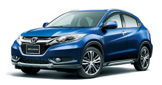 Blue honda hrv front view - japanese free wallpaper for desktop