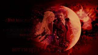 Man woman full moon message - dark shadow free wallpaper