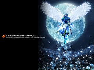 Woman wings hill fullmoon night - chen lin free wallpaper