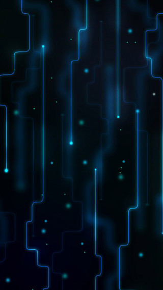 Dark blue background lines dots - line and dots free wallpaper for mobile