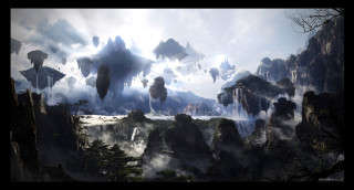 Mountain landscape fog mist trees - craig mullins free wallpaper for desktop