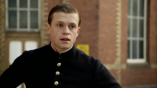 Man black coat surprised outside - look free wallpaper