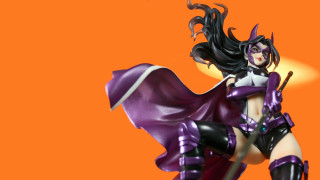 Woman purple sword cape orange - a purple cape free wallpaper