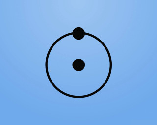 Black circle dots blue background - a black circle free wallpaper