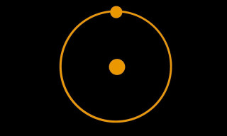 Black background yellow circle two - alexander calder free wallpaper