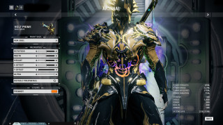 Screenshot character game sword helmet - warframe armor free wallpaper