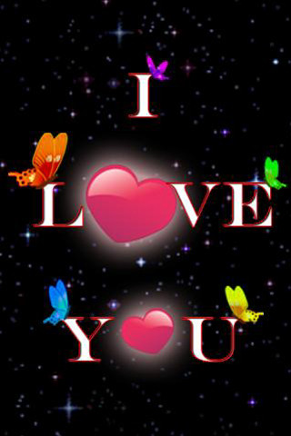 Heart butterflies i love you - felipe seade free wallpaper for mobile